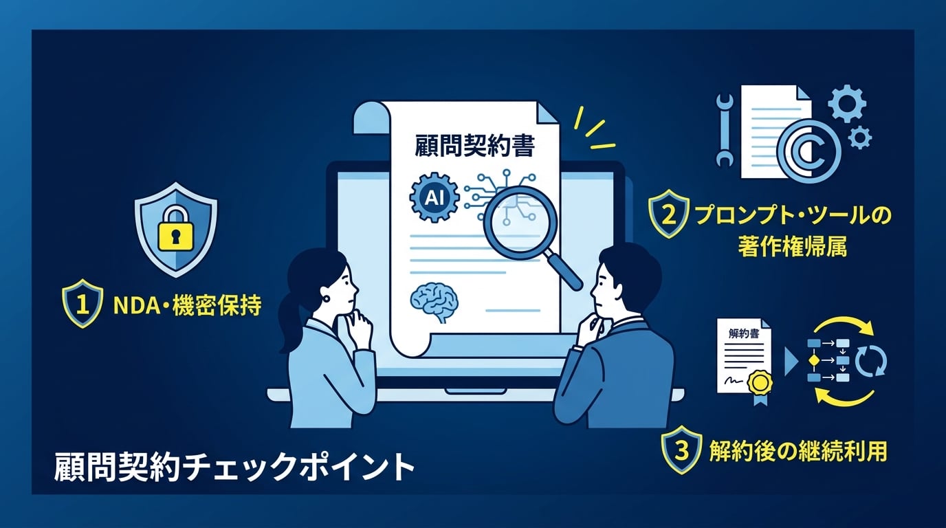 AI導入の顧問契約書や運用でつまずきやすい注意点とは？