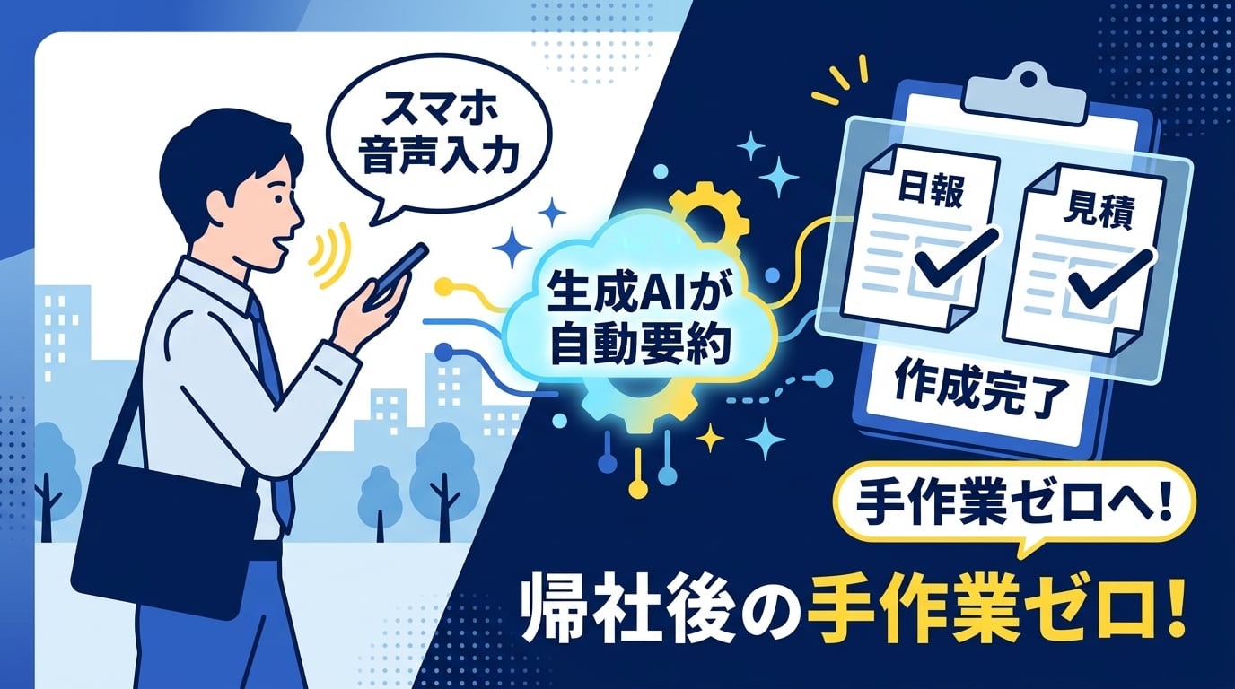 営業DXで効率化しやすい日報作成や見積業務とは何か？